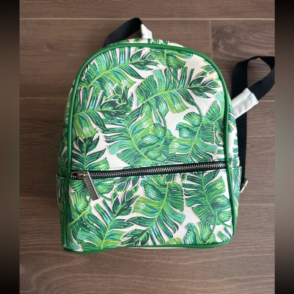 Skinnydip Tropical Leaf Backpack